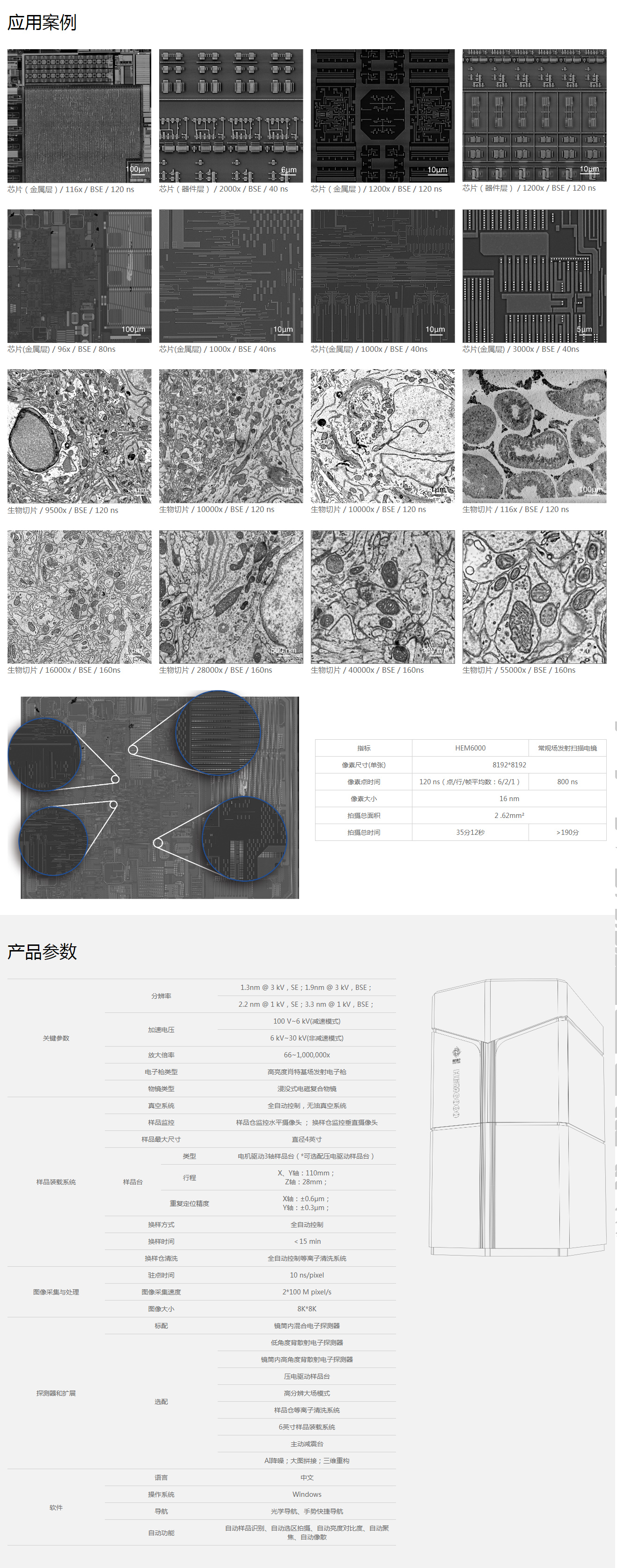 高速掃描電子顯微鏡HEM6000 2