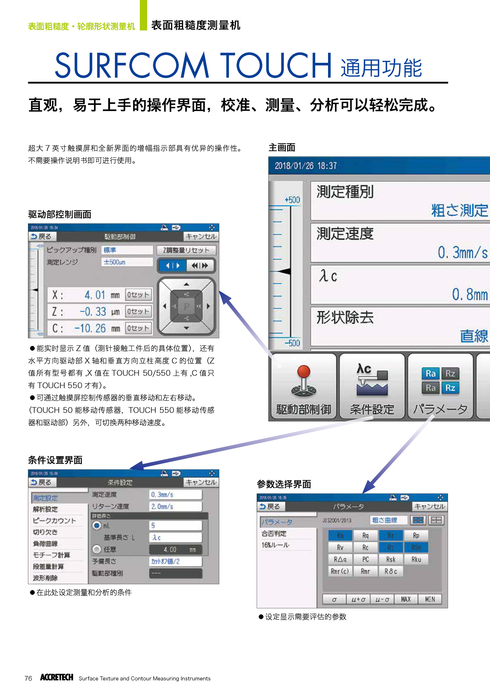 表面粗糙度測量機(jī)SURFCOM TOUCH 35/40/45 3