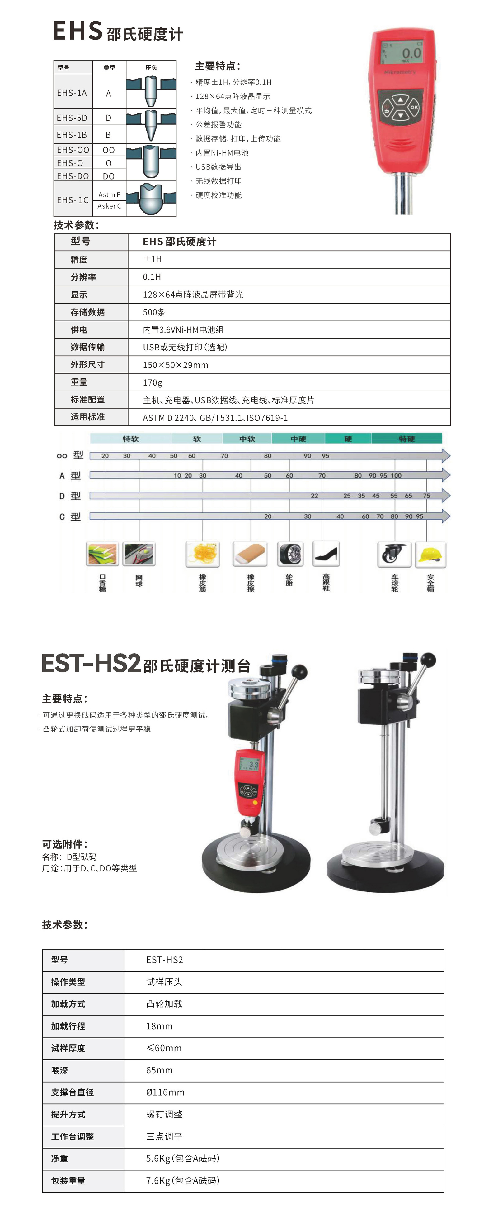 EHS邵氏硬度計(jì)